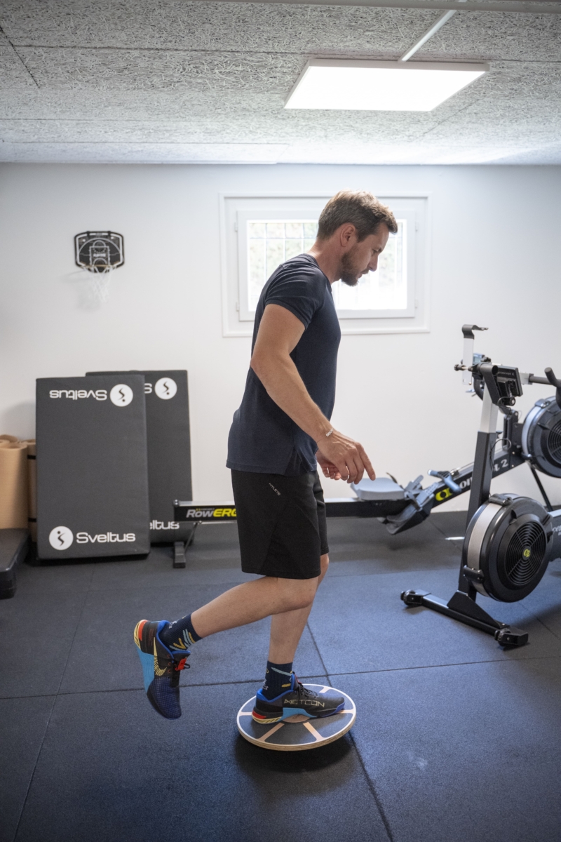 Travail proprioceptif en salle